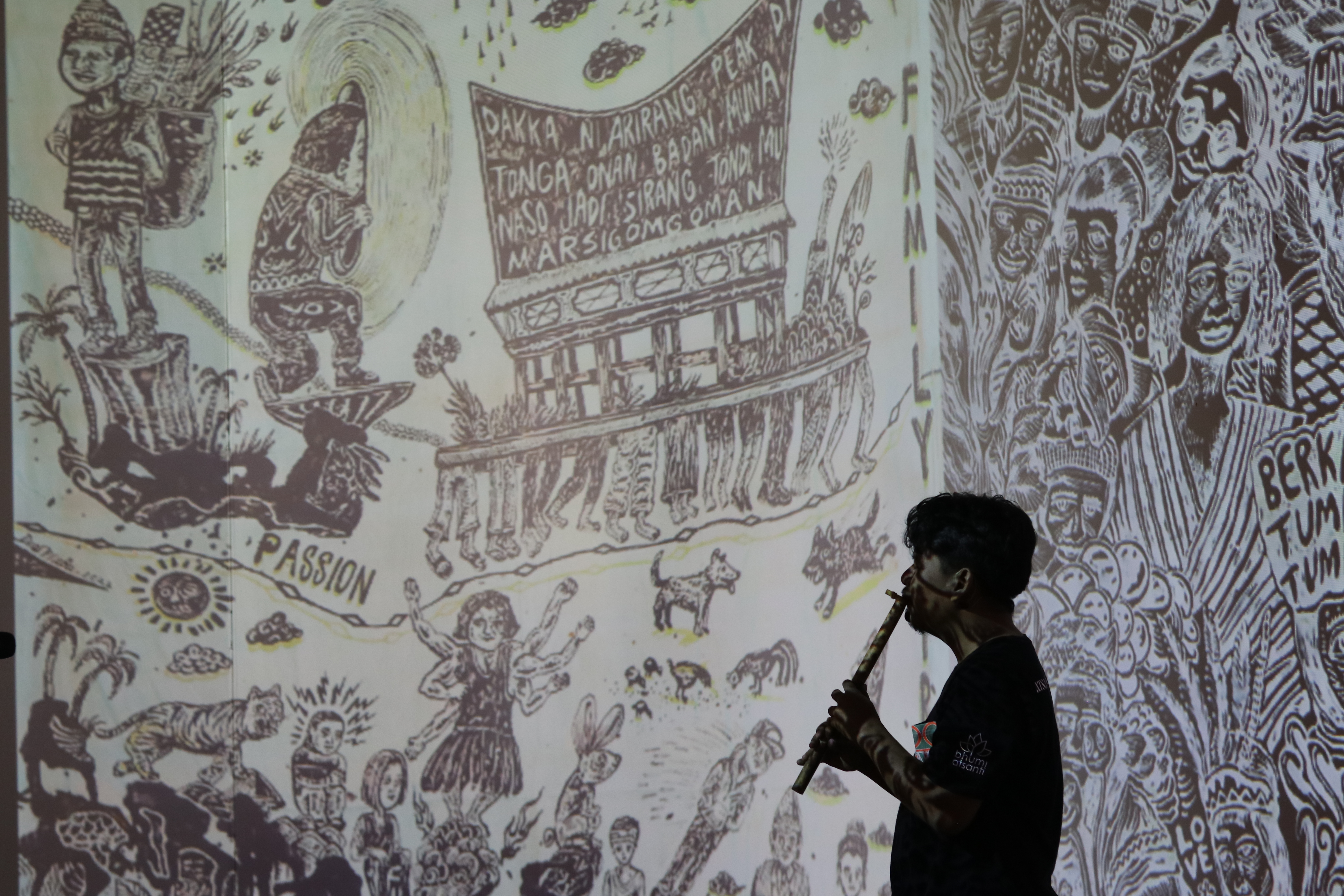 Installation view from The Pending City exhibition